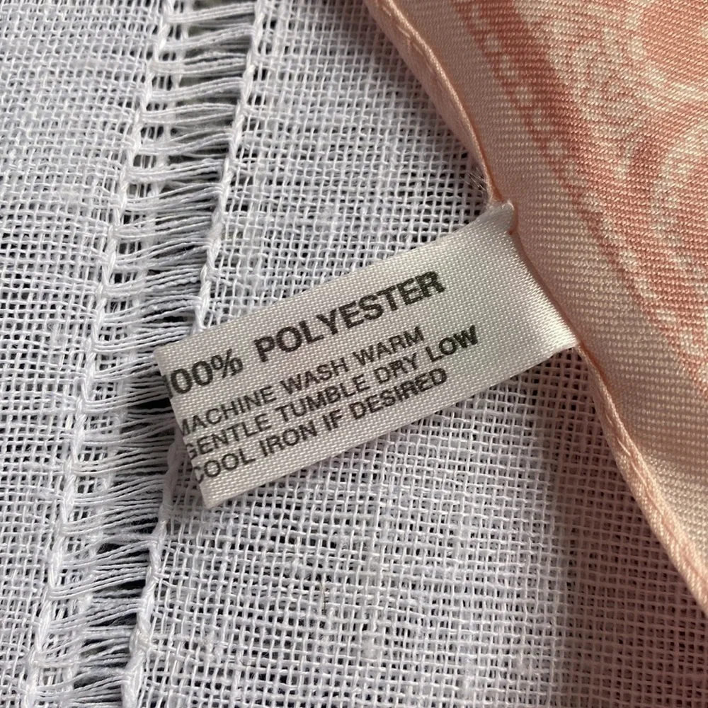 Glentex vintage Italian made scarf in soft pink.